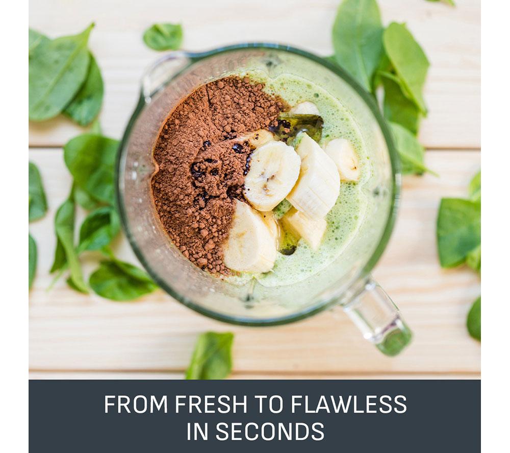 Batidora de vaso de cristal TEFAL BlendForce BL439DG0 - Acero inoxidable
