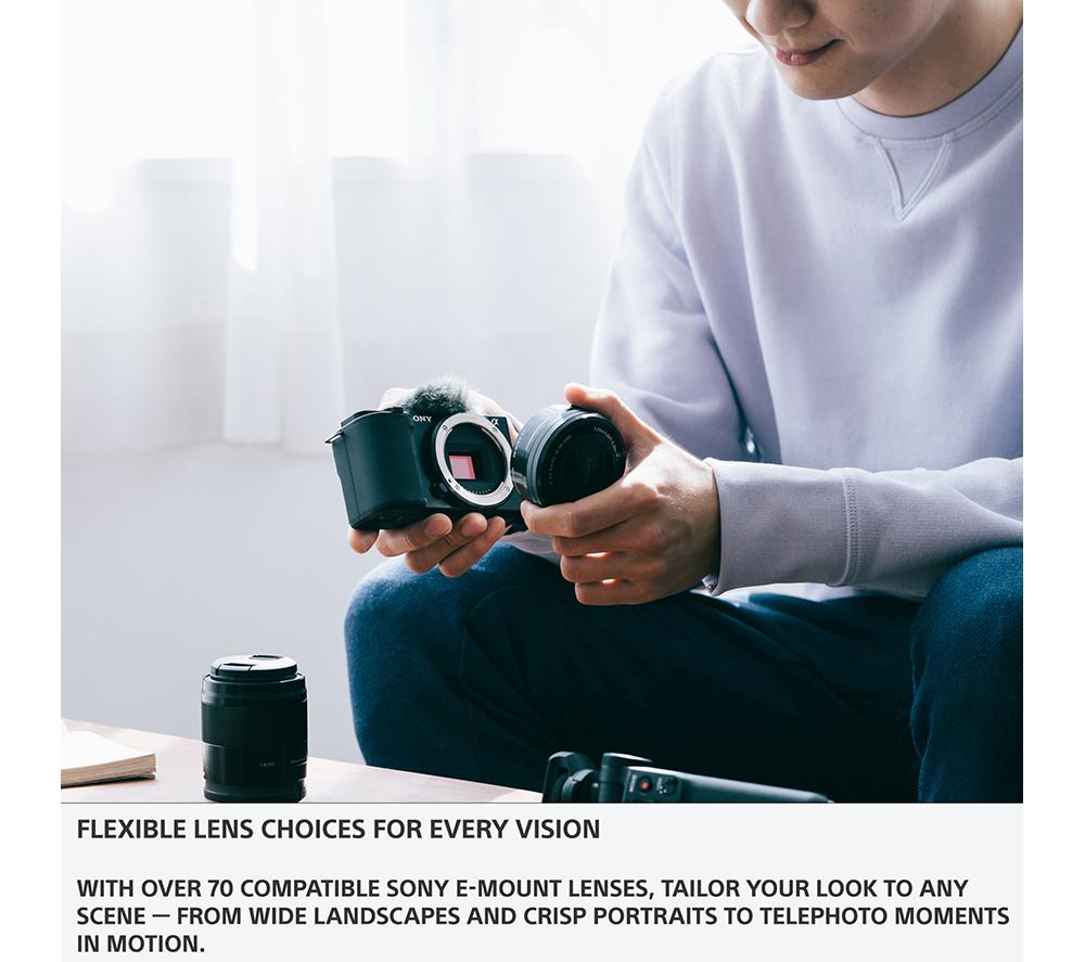 SONY Alpha ZV-E10K Mirrorless Vlogging Camera with E PZ 16-50 mm f/3.5-5.6 OSS II Lens