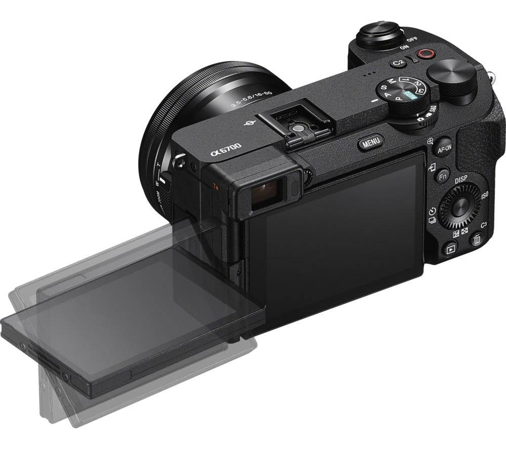 Cámara mirrorless SONY a6700 con objetivo E PZ 16-50 mm f/3.5–5.6 OSS II