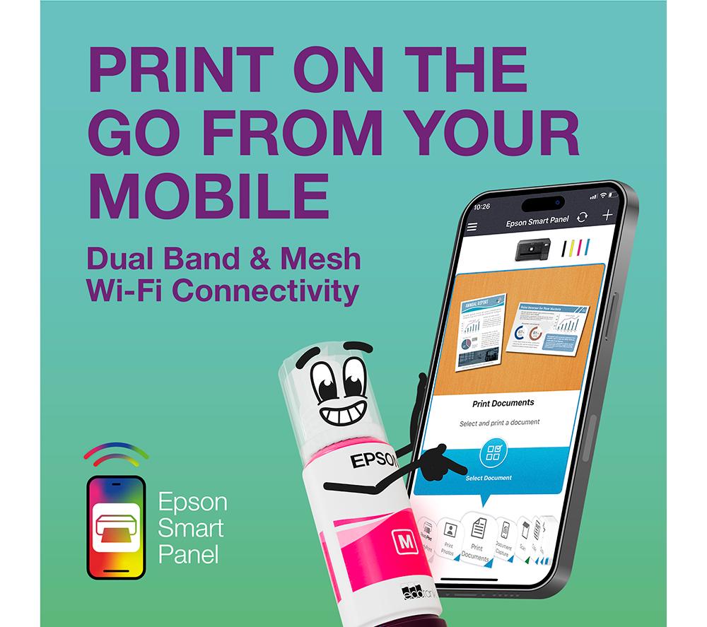 EPSON EcoTank ET-3950 All-in-One Wireless Inkjet Printer