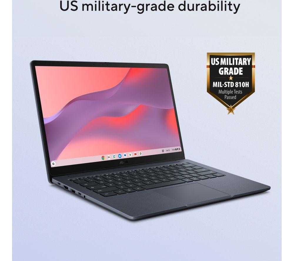 ASUS CX14 Chromebook de 14" - Intel® Celeron®, 128 GB eMMC, azul