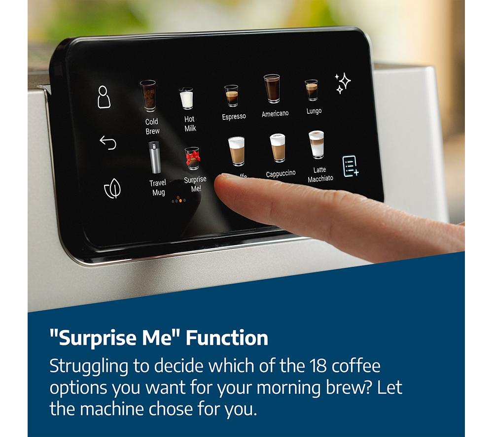 Cafetera automática BEKO CaffeExperto CEG7348X Smart (de grano a taza) - Negra y plateada