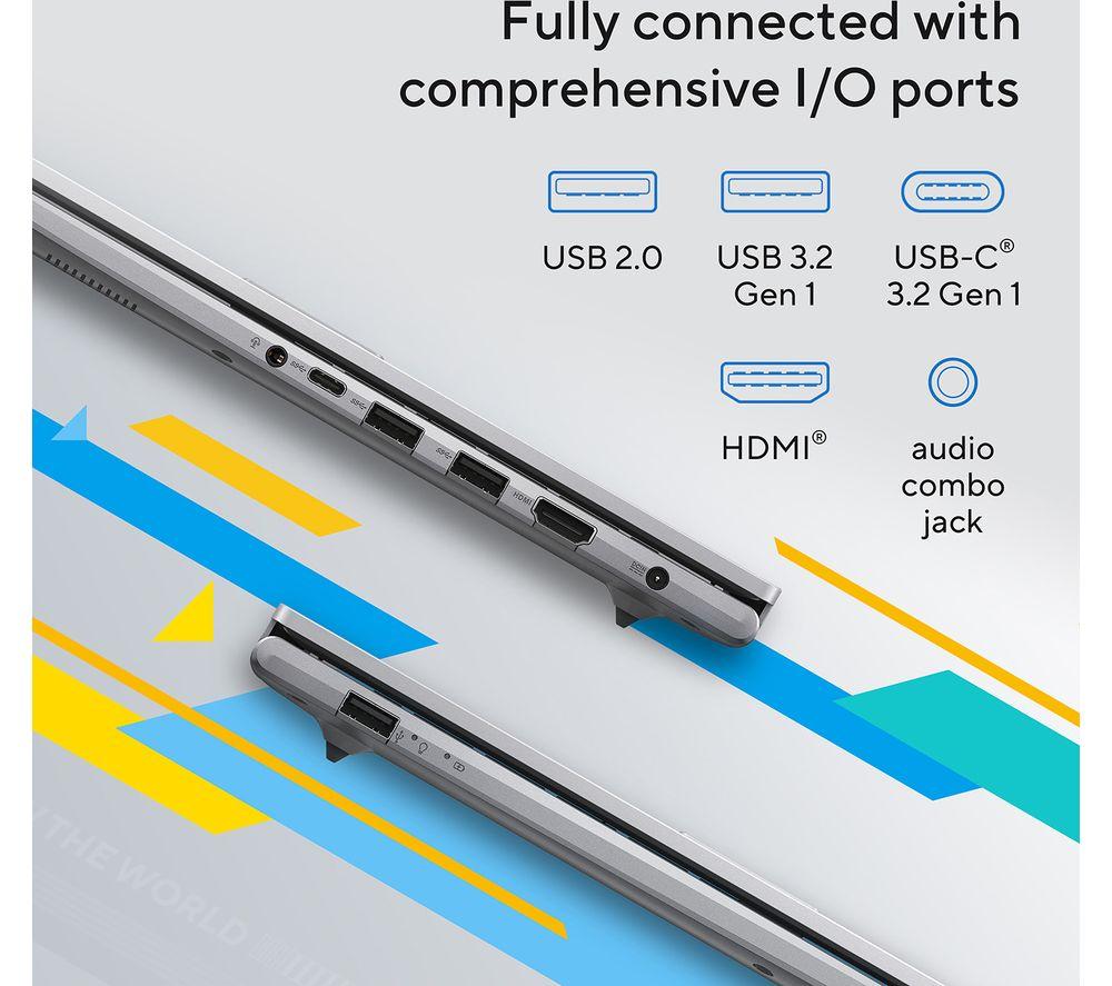 ASUS Vivobook 15 X1504VA 15.6" Laptop - Intel® Core™ 5, 512 GB SSD, Silver
