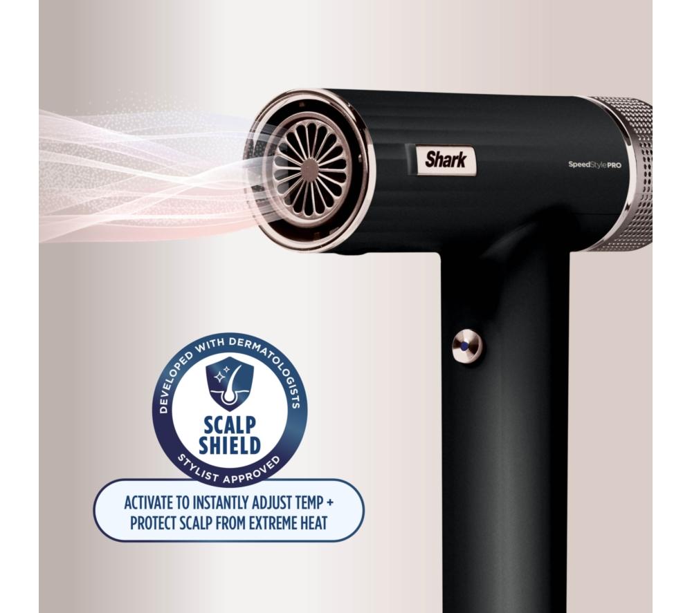 SHARK SpeedStyle Pro HD701UK Hair Dryer - Black