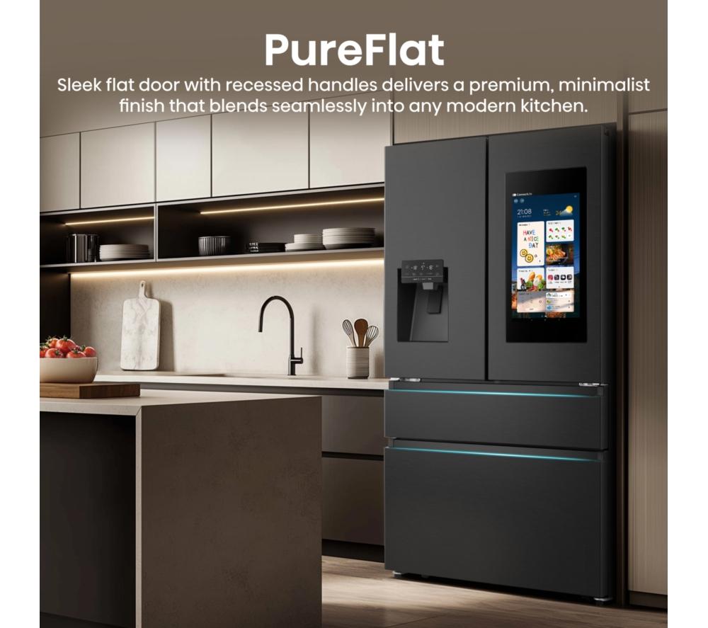 HISENSE PureFlat Smart Screen RF9P490GTFE Kühl-/Gefrierkombination - Schwarz