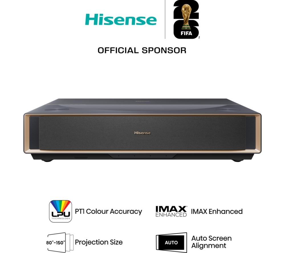 HISENSE PT1TUK Trichroma Smart 4K Ultra HD Laser TV Projector