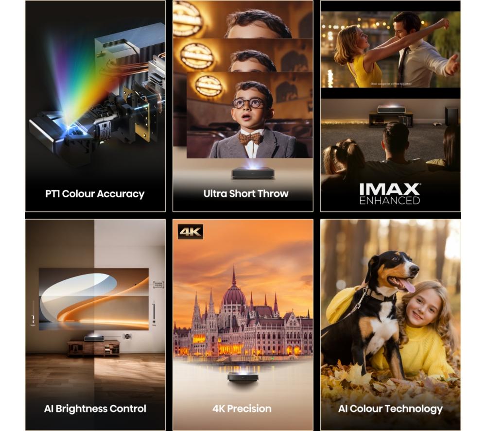 HISENSE PT1TUK Trichroma Smart 4K Ultra HD Laser TV Projector