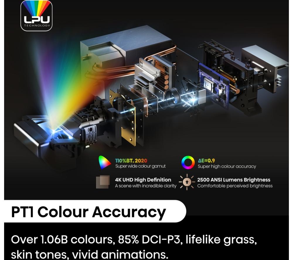 HISENSE PT1TUK Trichroma Smart 4K Ultra HD Laser TV Projector