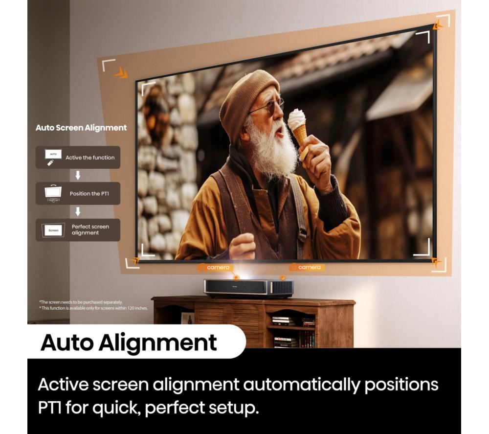 HISENSE PT1TUK Trichroma Smart 4K Ultra HD Laser TV Projector