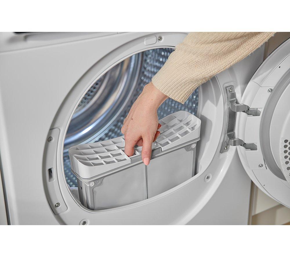 BOSCH Series 8 WRB247C9GB WiFi-enabled 9 kg Heat Pump Tumble Dryer - White
