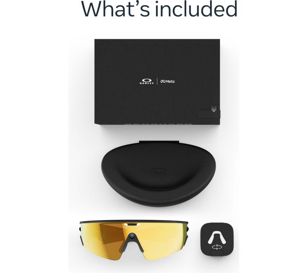 OAKLEY META Vanguard Glasses - Black with Prizm 24K Lenses