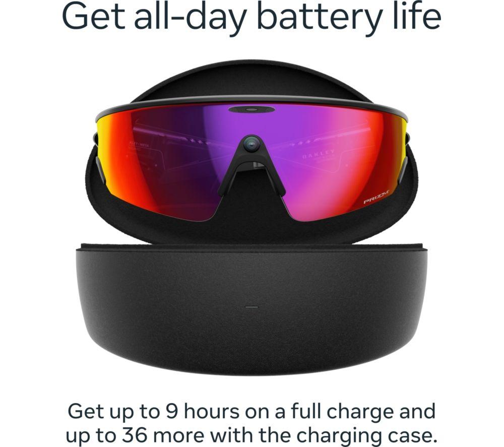 OAKLEY META Vanguard Glasses - Black with Prizm Road Lenses