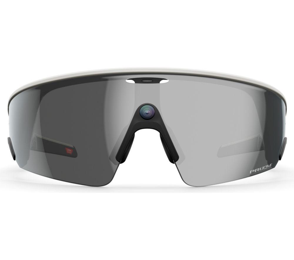 OAKLEY META Vanguard Glasses - White with Prizm Black Lenses