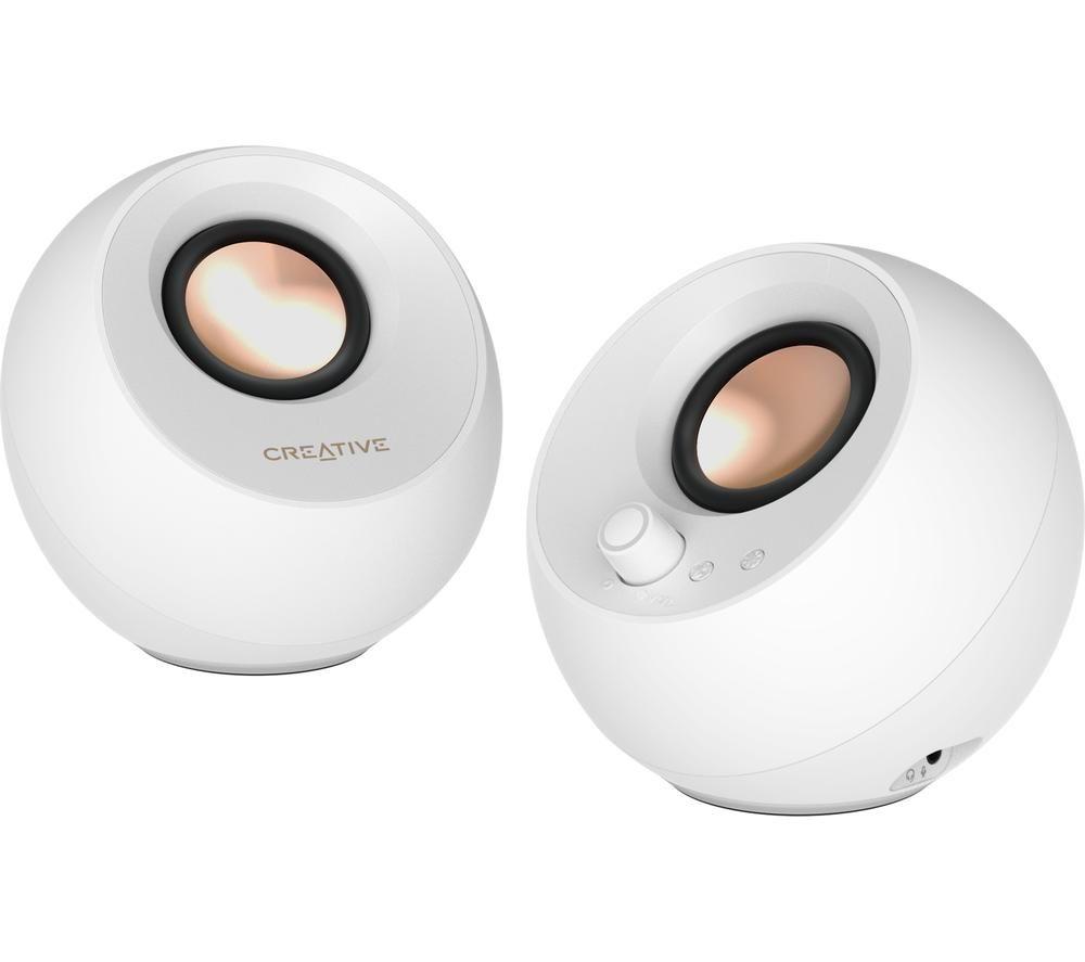 CREATIVE Pebble Pro PC Speakers - White
