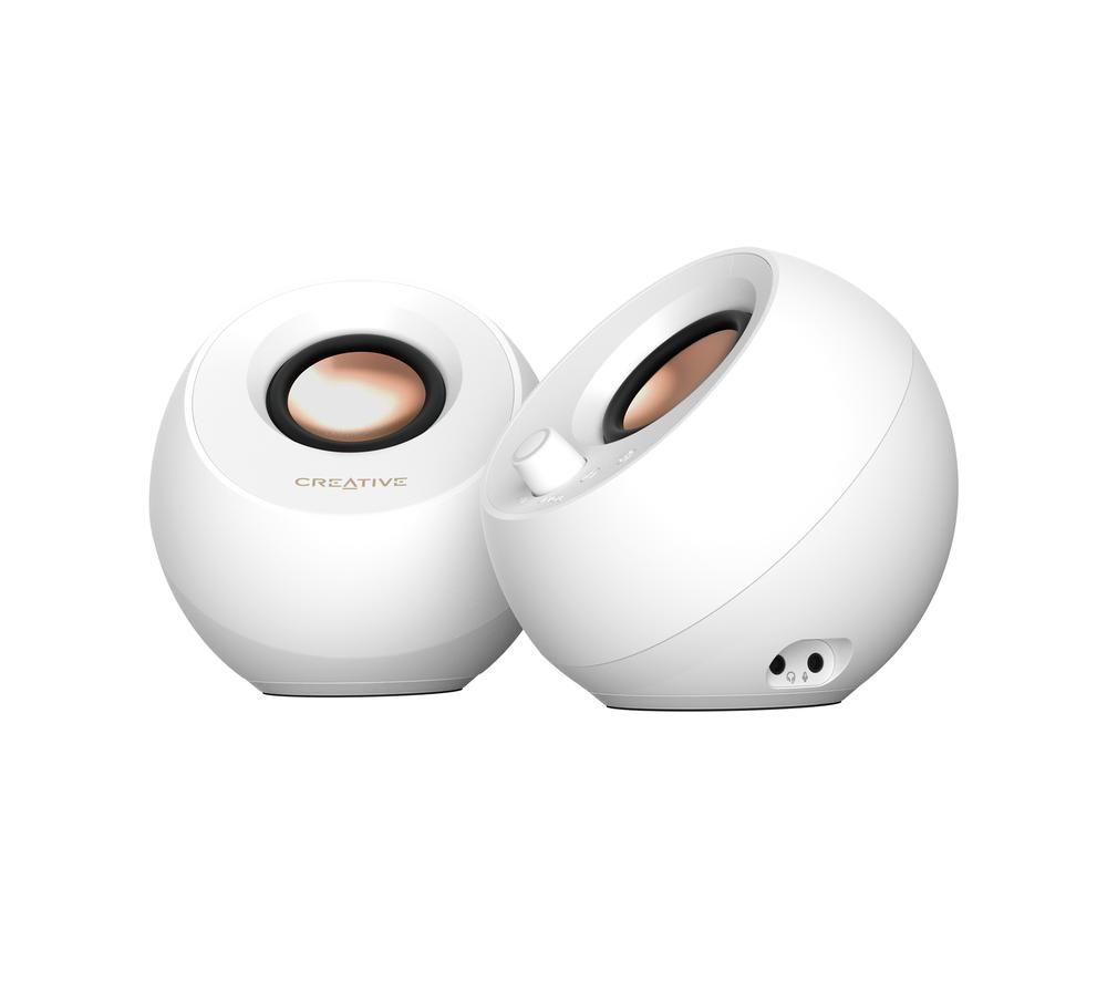 CREATIVE Pebble Pro PC Speakers - White