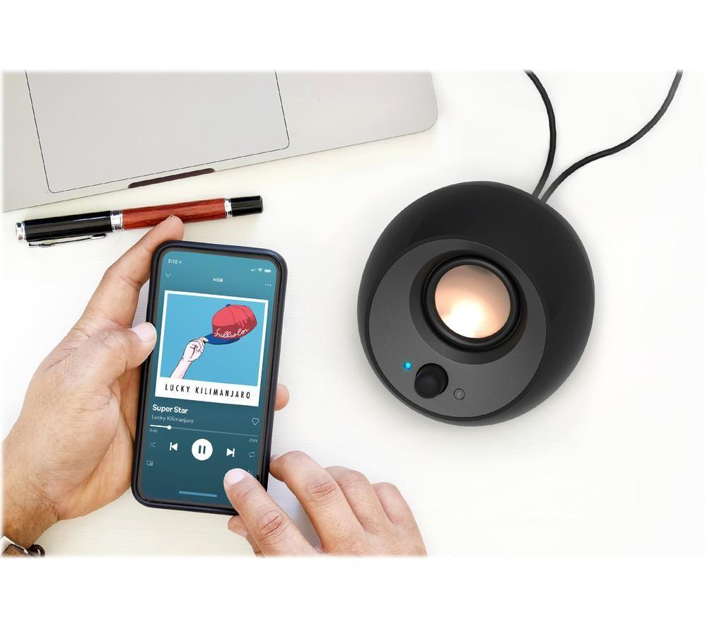 CREATIVE Pebble V3 Bluetooth PC Speakers - Black