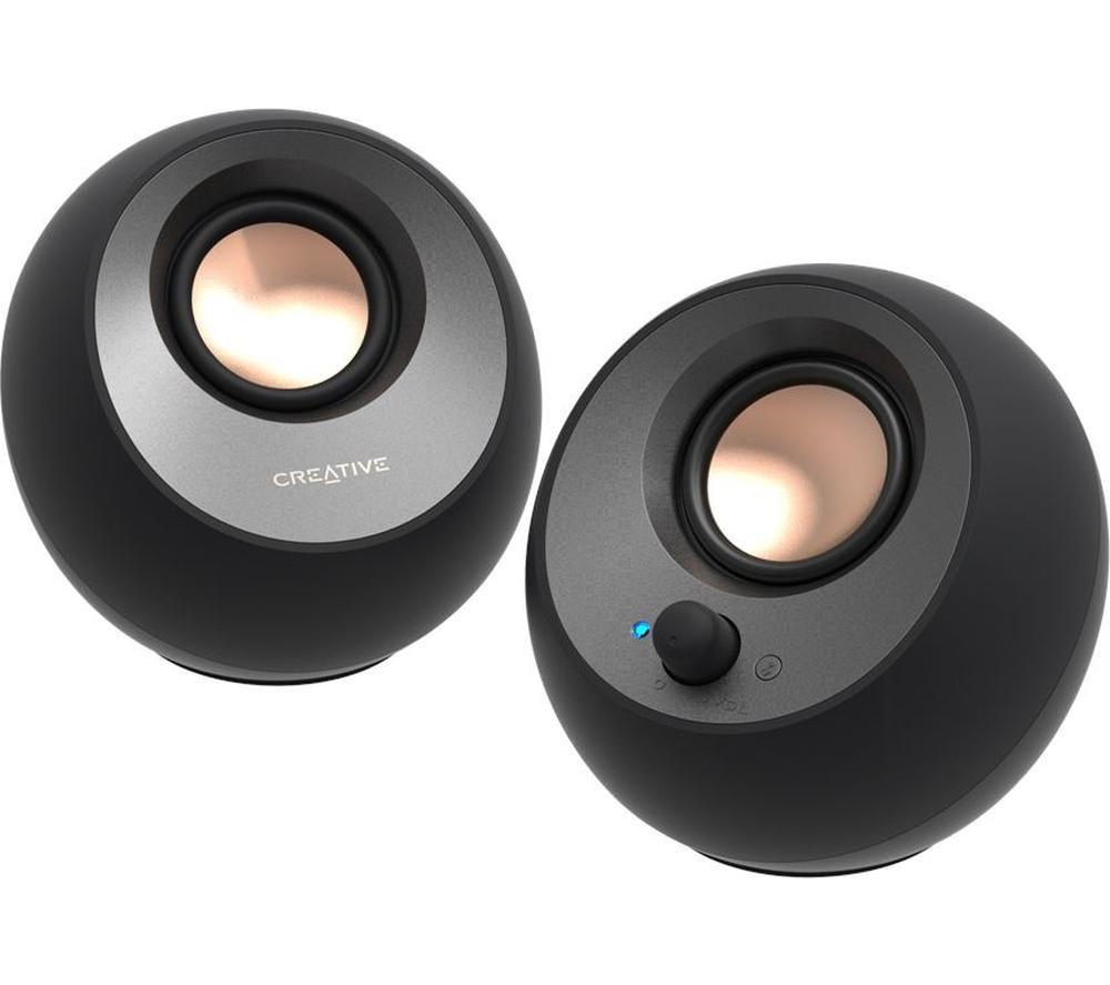 CREATIVE Pebble V3 Bluetooth PC Speakers - Black