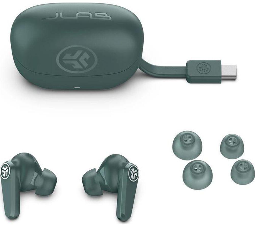 JLAB Go Pods ANC Wireless Bluetooth Noise-Cancelling Earbuds - Sage