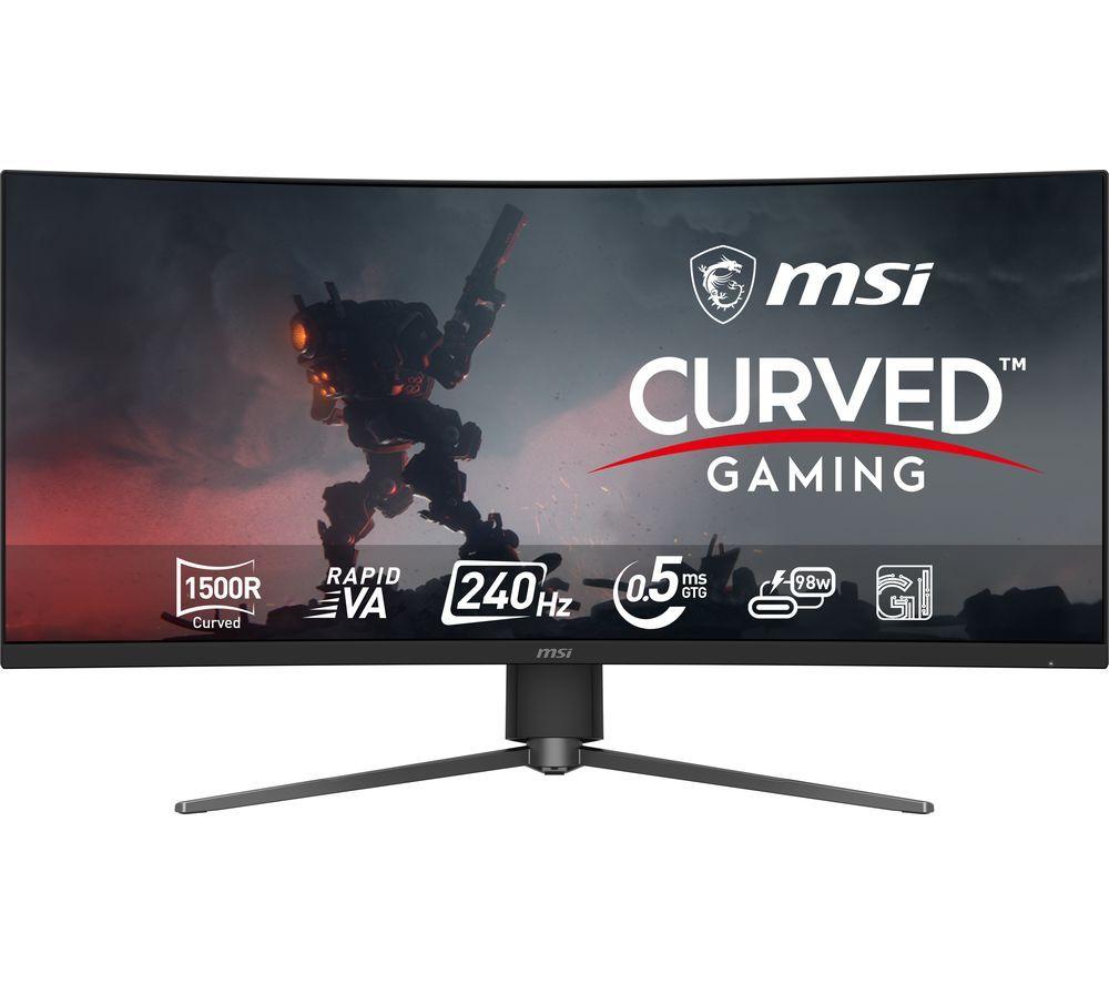 MSI MPG 346CQRF X24 Wide Quad HD 34” Curved Rapid VA Gaming Monitor - Black