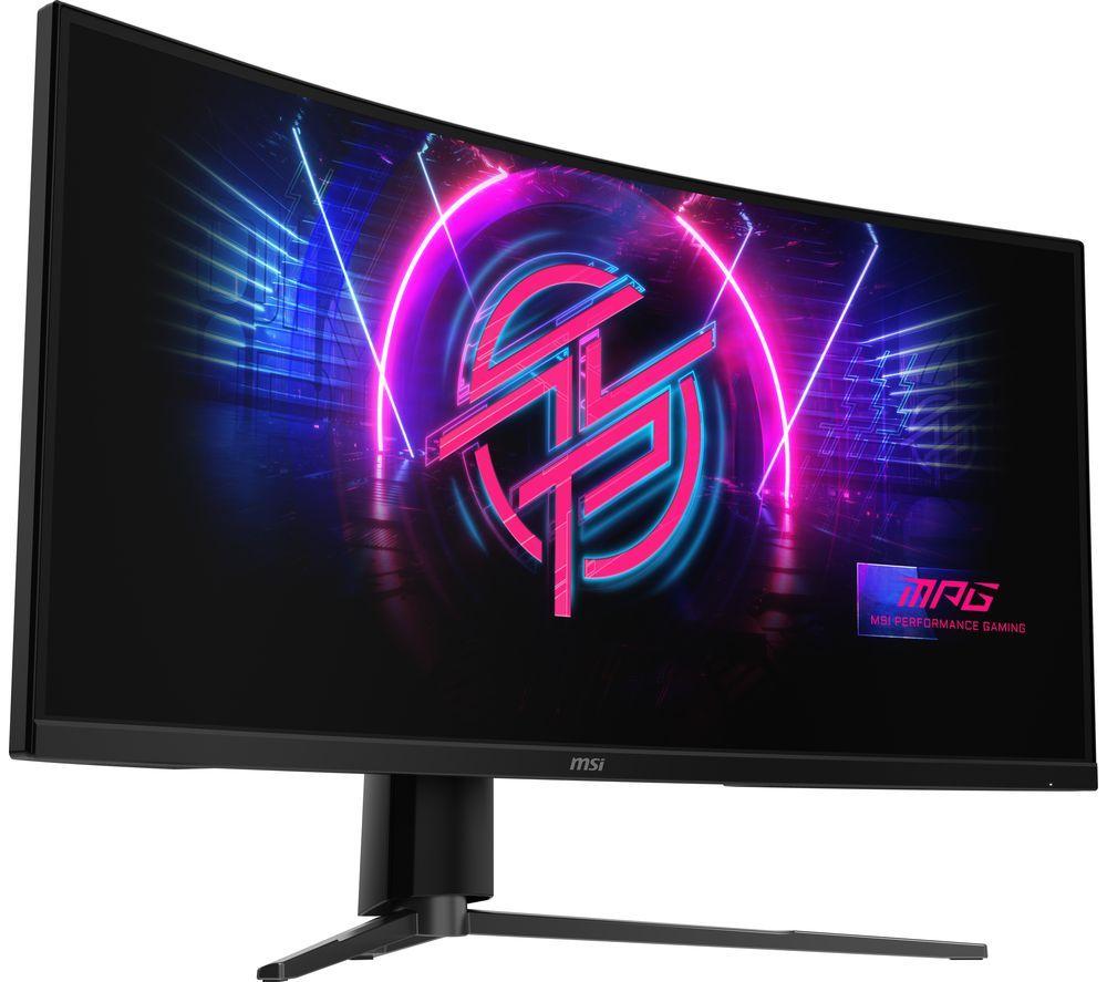 MSI MPG 346CQRF X24 Wide Quad HD 34” Curved Rapid VA Gaming Monitor - Schwarz