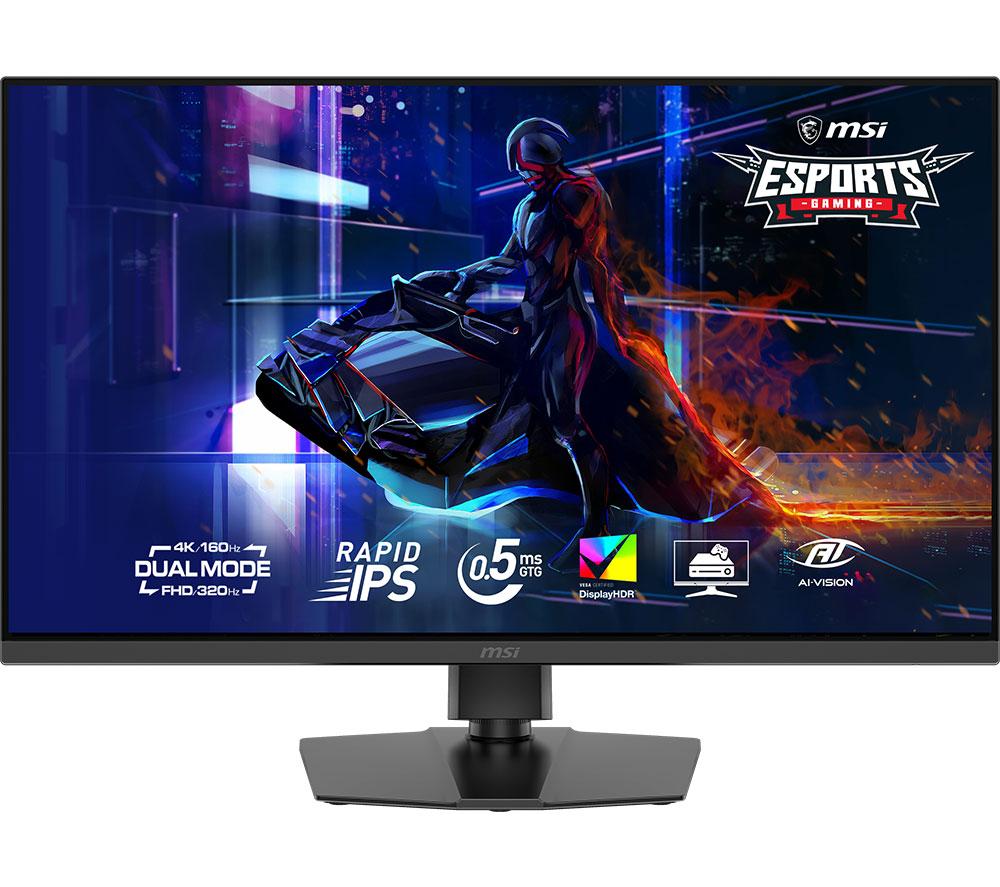 MSI MAG 322URDF E16 4K Ultra HD 32" Rapid IPS Dual-Mode Gaming Monitor - Black