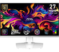 MSI MAG 272QPW X28 Quad HD 26.5” QD-OLED Gaming Monitor - White