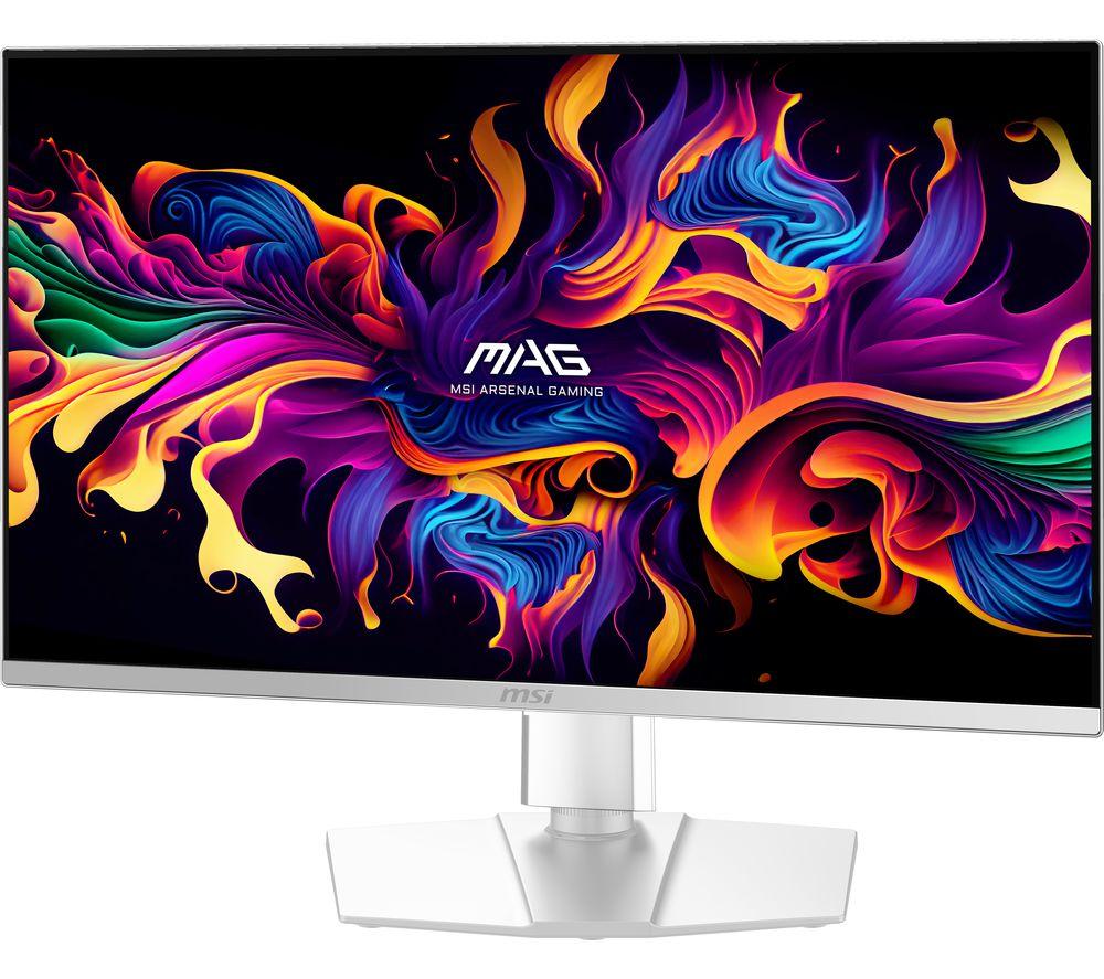 MSI MAG 272QPW X28 Quad HD 26,5” QD-OLED Gaming-Monitor - Weiß