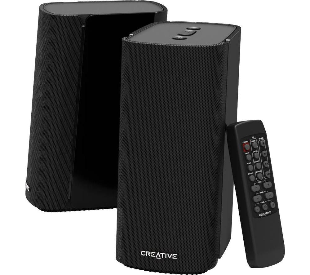 CREATIVE T100 Bluetooth PC Speakers - Black