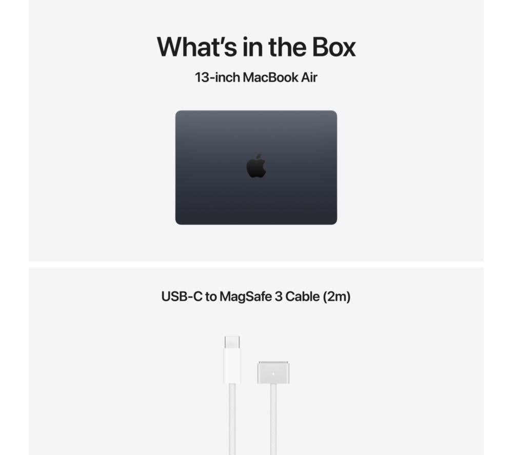 APPLE MacBook Air 13.6" (2026) - M5, 1 TB SSD, RAM 16 GB, Midnight