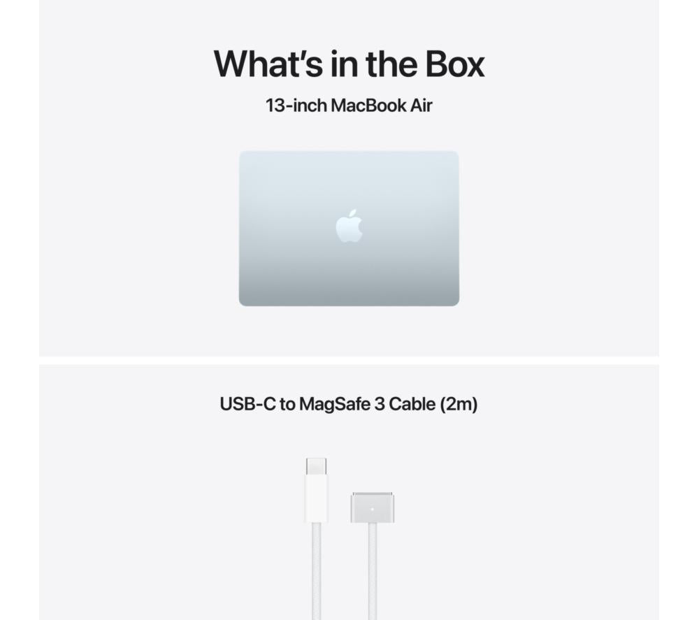 APPLE MacBook Air 13.6" (2026) - M5, 1 TB SSD, RAM 16 GB, Sky Blue