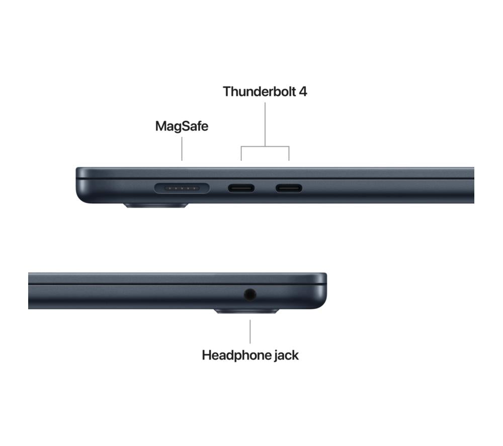 APPLE MacBook Air de 15" (2026) - M5, SSD de 1 TB, RAM de 16 GB, Medianoche