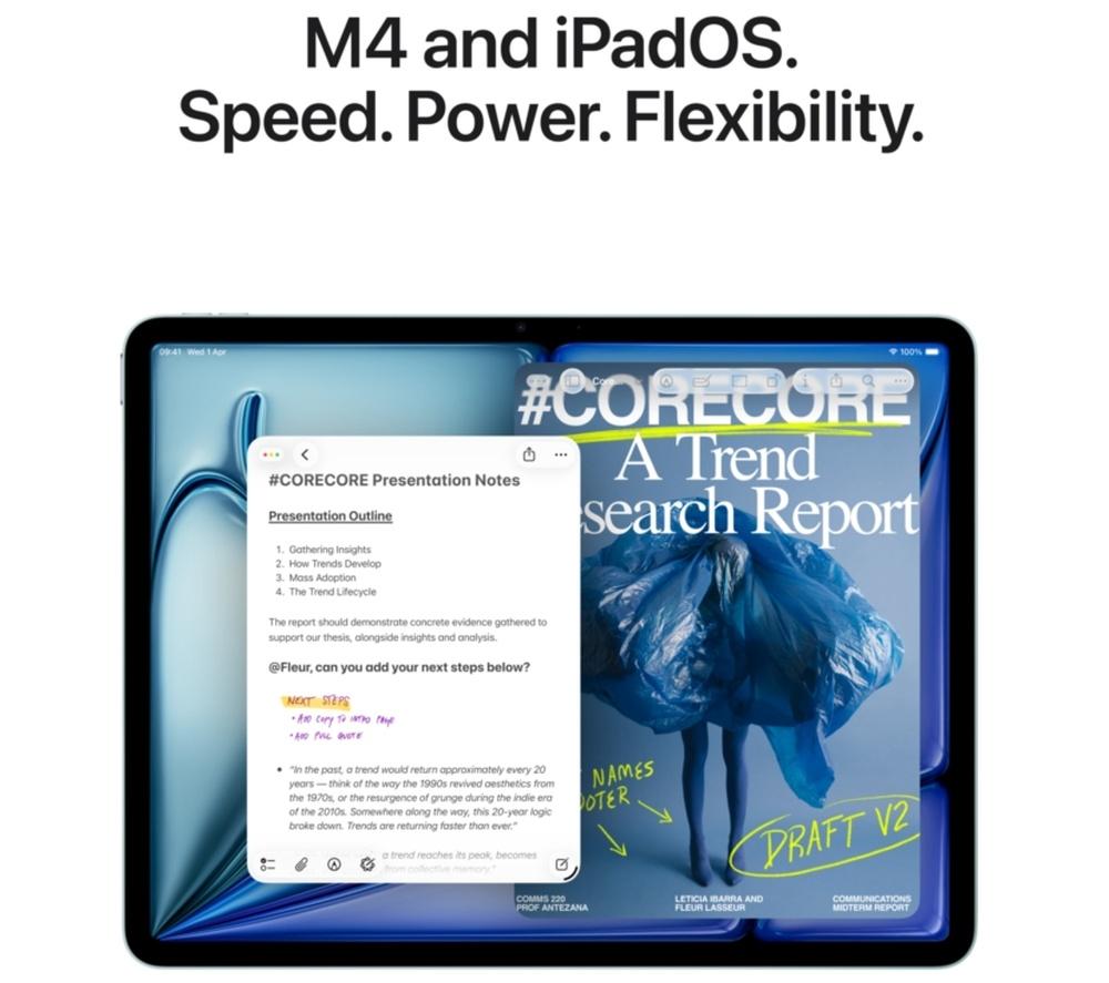 APPLE 11" iPad Air (2026) - 512 GB, Starlight
