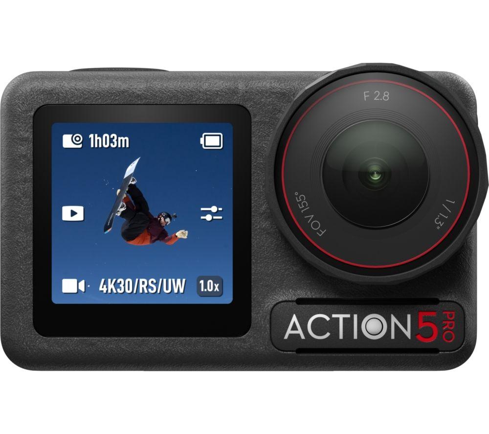 DJI Osmo Action 5 Pro 4K Ultra HD Action Camera Advanced Combo - Black