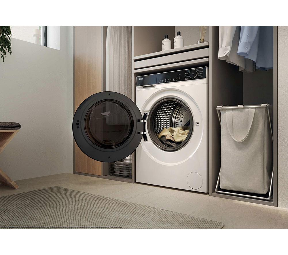 HAIER X Series 5 HWD120BP14357UUK WiFi-enabled 12 kg Washer Dryer - White
