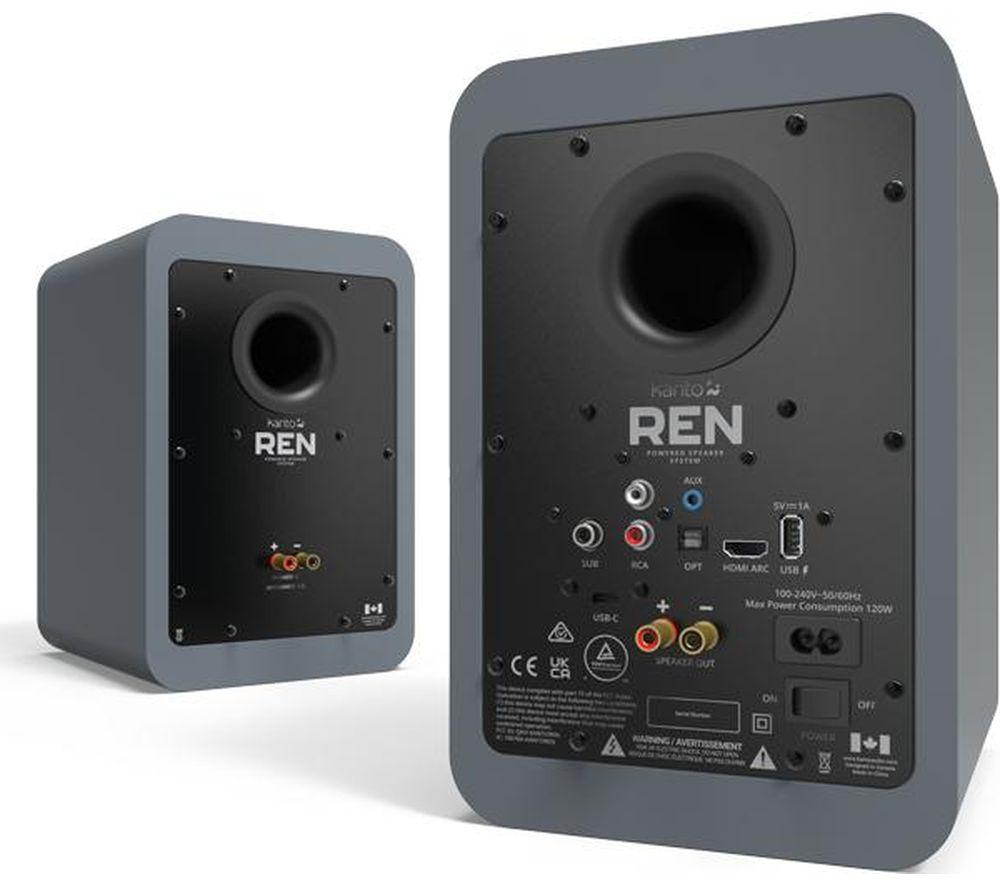 Altavoces de estantería Bluetooth KANTO AUDIO REN - Gris mate