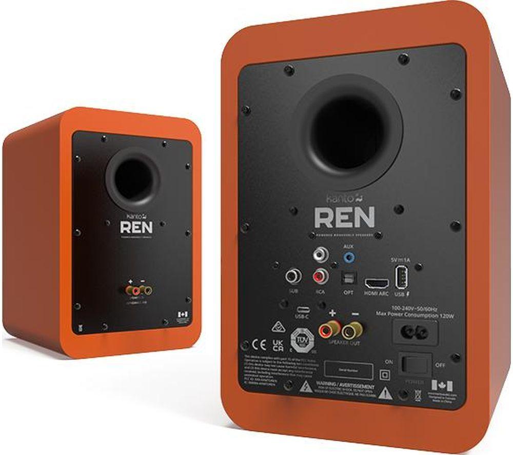 Altavoces de estantería Bluetooth KANTO AUDIO REN - Naranja mate