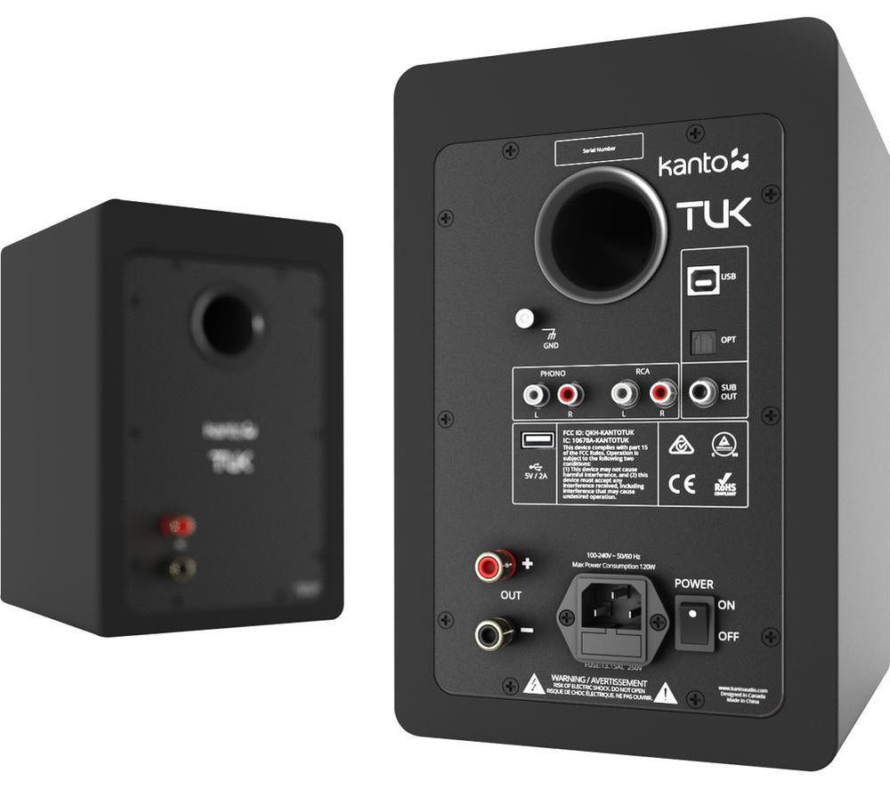 Altavoces de estantería Bluetooth KANTO AUDIO TUK autoamplificados - Negro mate