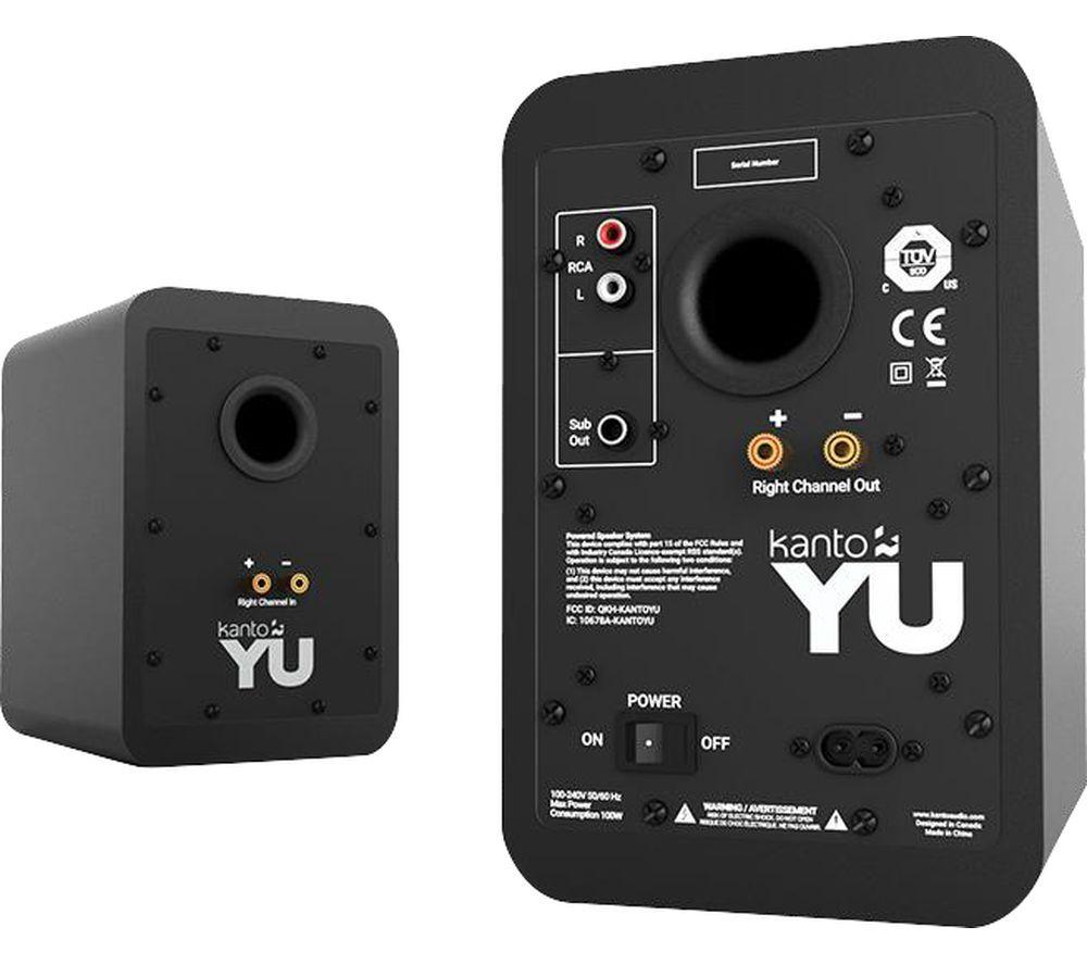 KANTO AUDIO REN YU Powered Bluetooth Desktop Speakers - Matte Black
