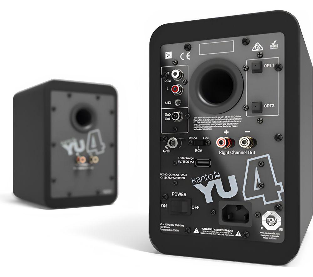 KANTO AUDIO YU 4 Portable Bluetooth Speaker - Matte Black