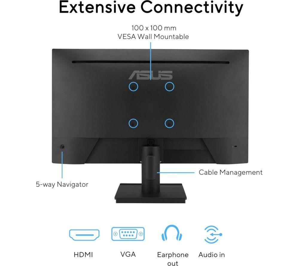 Monitor LCD IPS ASUS VA249HG Full HD de 24" - Negro