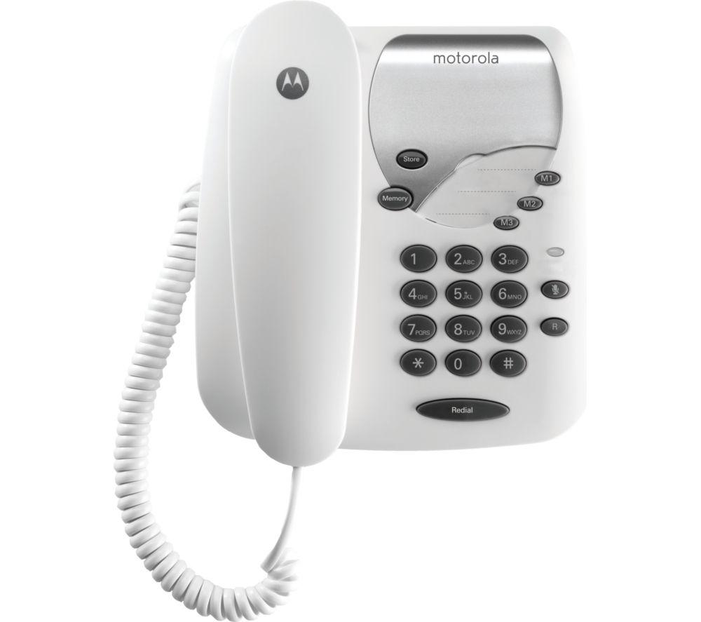 MOTOROLA CT1 Corded Phone - White