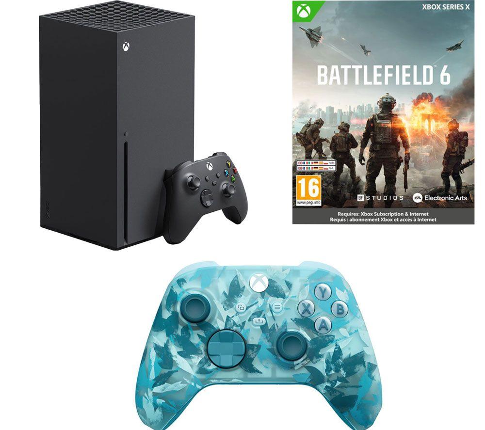 MICROSOFT Xbox Series X (1 TB), Battlefield 6 & Wireless Controller (Ice Breaker Special Edition) Bundle