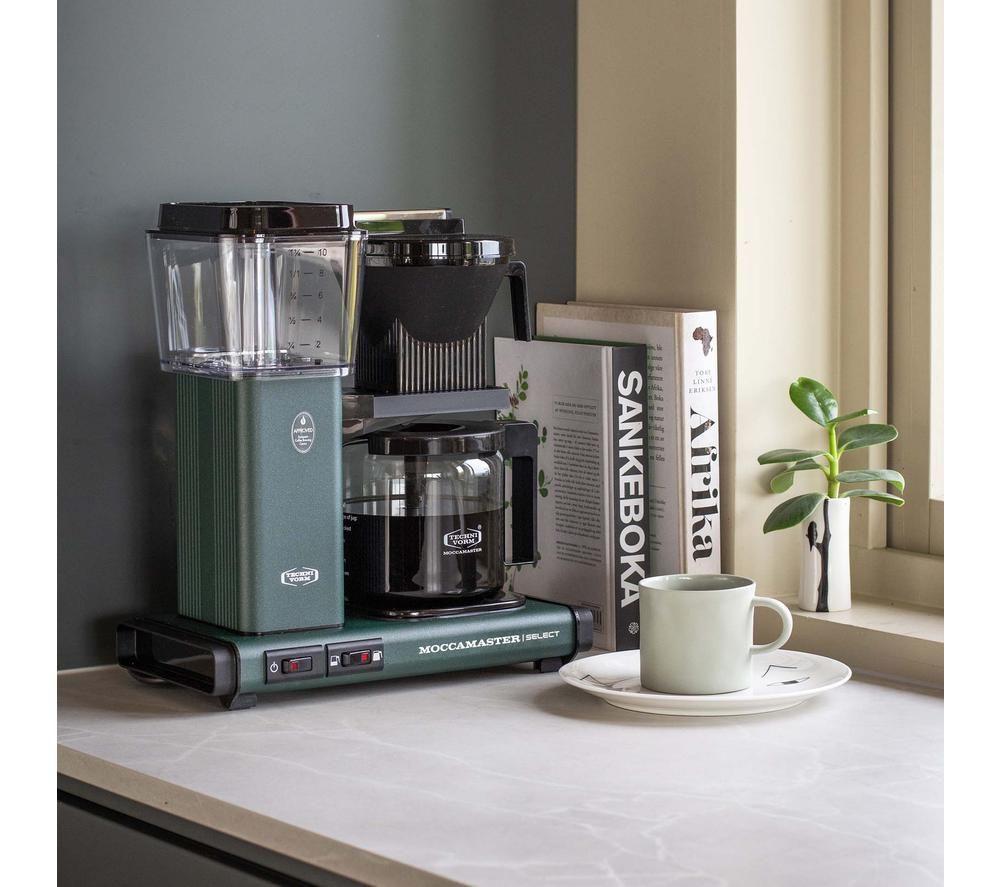 Cafetera de filtro MOCCAMASTER KBG Select 53822 - Verde bosque