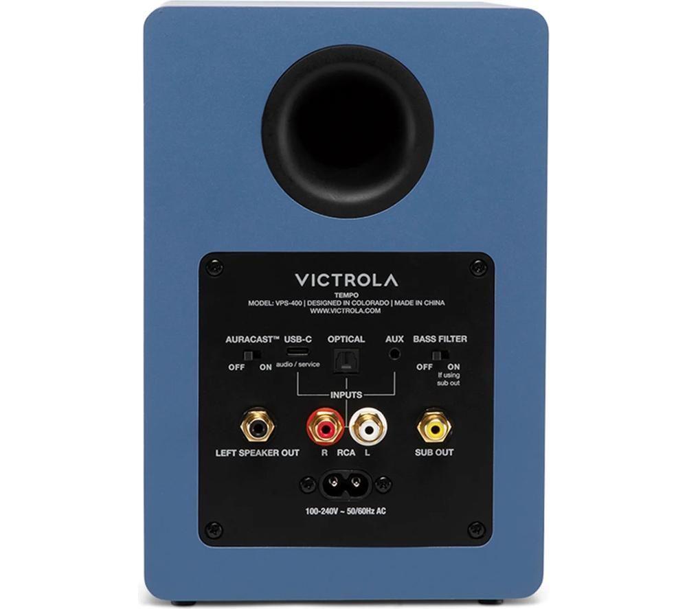 Altavoces de estantería Bluetooth VICTROLA Tempo VPS-400 - Azul