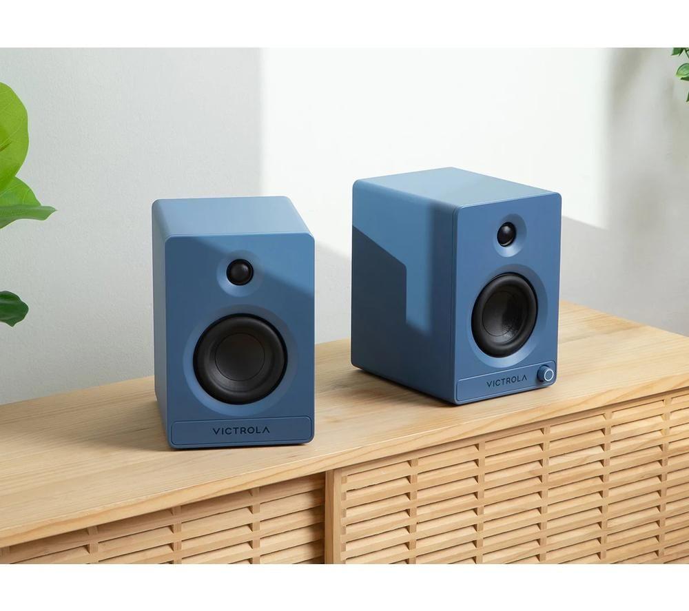 Altavoces de estantería Bluetooth VICTROLA Tempo VPS-400 - Azul