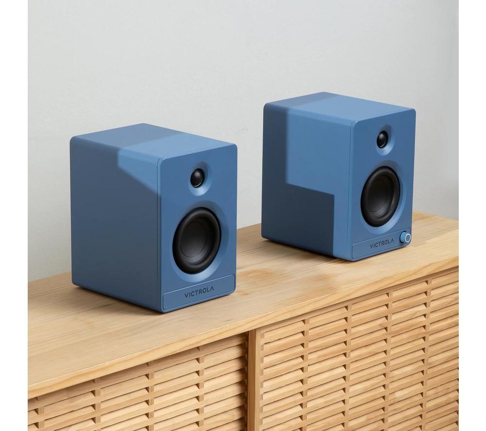 Altavoces de estantería Bluetooth VICTROLA Tempo VPS-400 - Azul