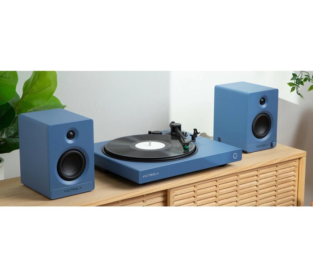 Altavoces de estantería Bluetooth VICTROLA Tempo VPS-400 - Azul