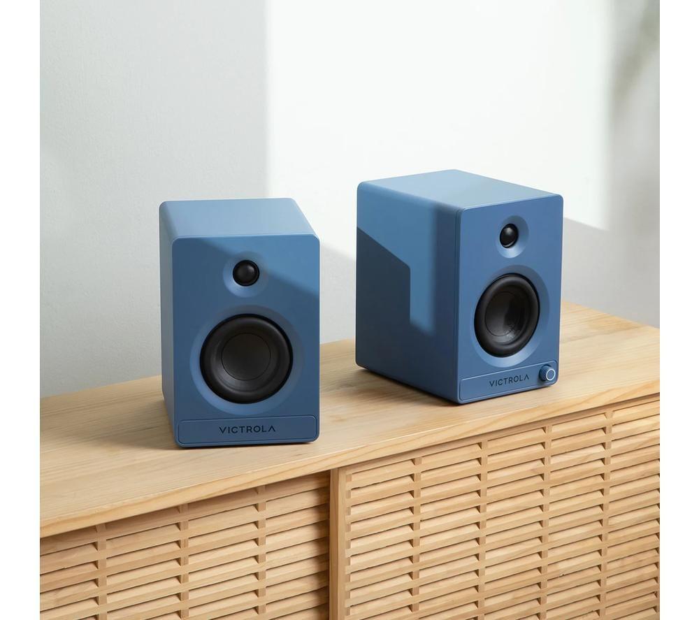 Altavoces de estantería Bluetooth VICTROLA Tempo VPS-400 - Azul