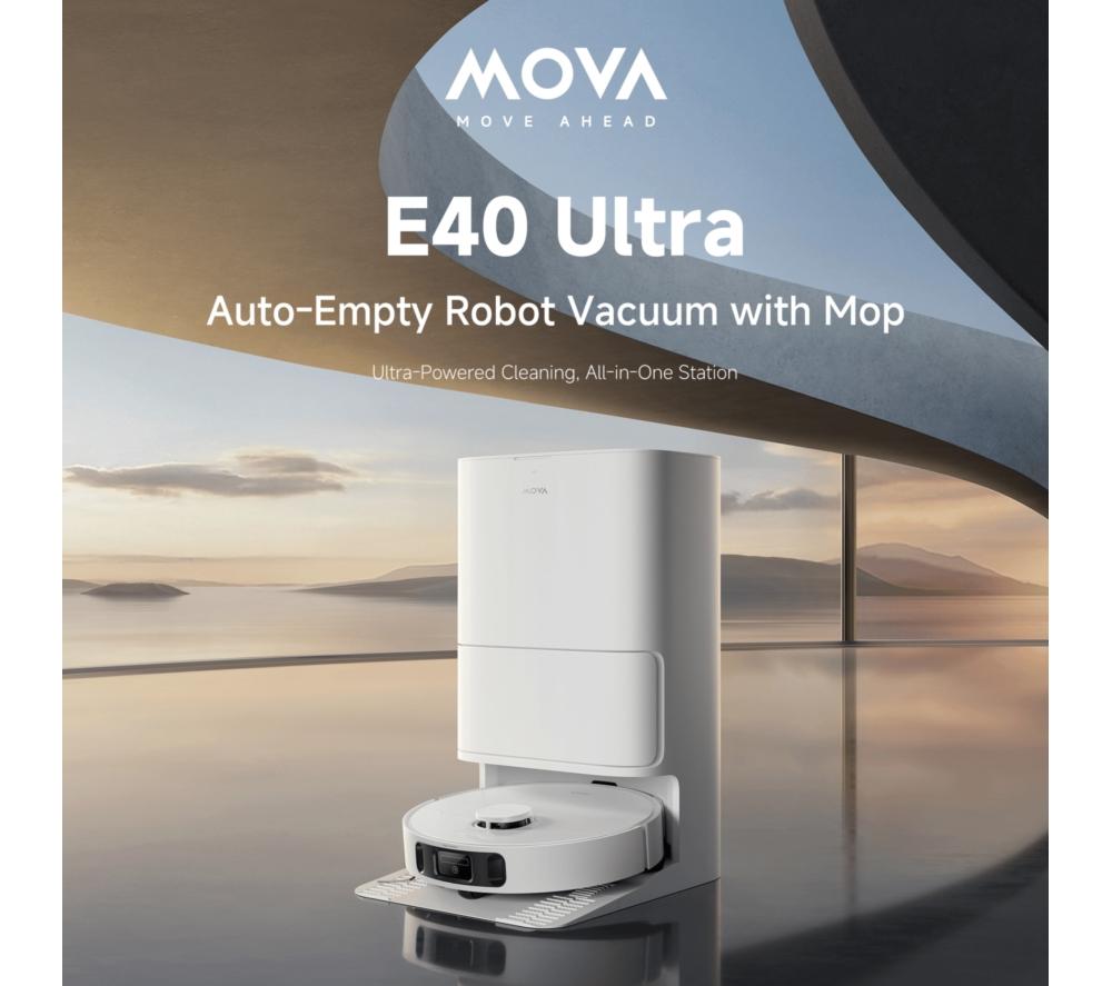 Robot aspirador MOVA E40 Ultra - Blanco