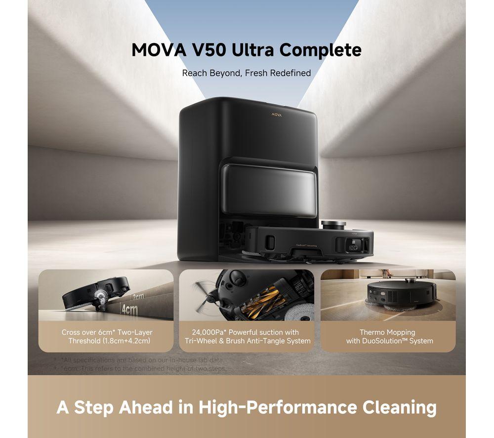 Aspiradora Robot Completa MOVA V50 Ultra - Negro